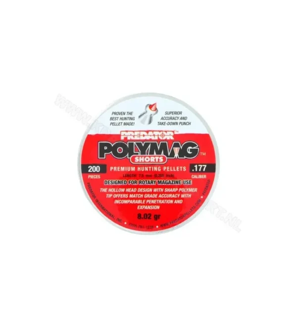 Plombs Predator Polymag – Cal. Shorts 4.5 mm 8.02 grains