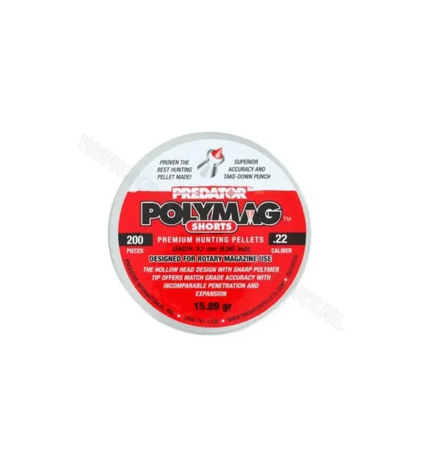 Plombs Predator Polymag – Cal. Shorts 5.5 mm 15.89 grains