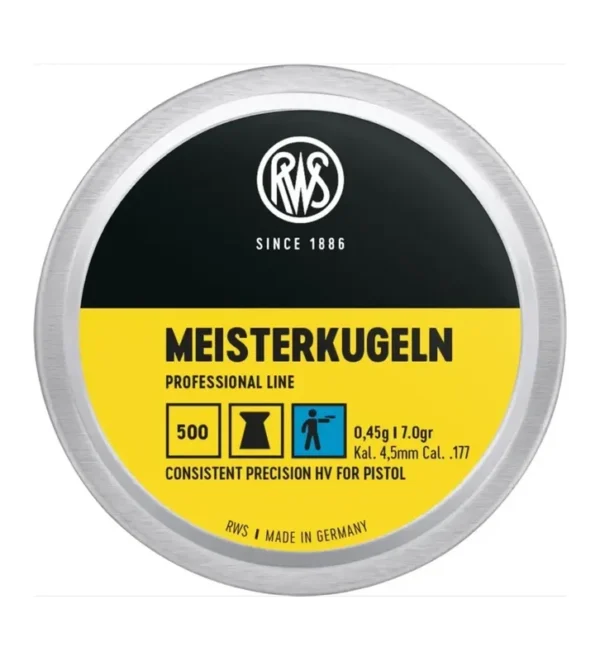 Plombs Rws Meisterkugeln 4,5mm 0,45G – Tout-Chasse.fr
