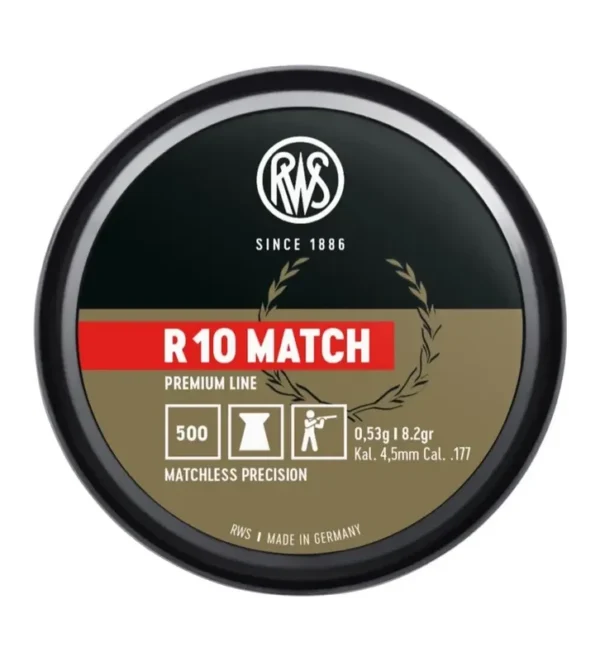 Plombs Rws R10 Match 4,51mm 0,45G – Tout-Chasse.fr