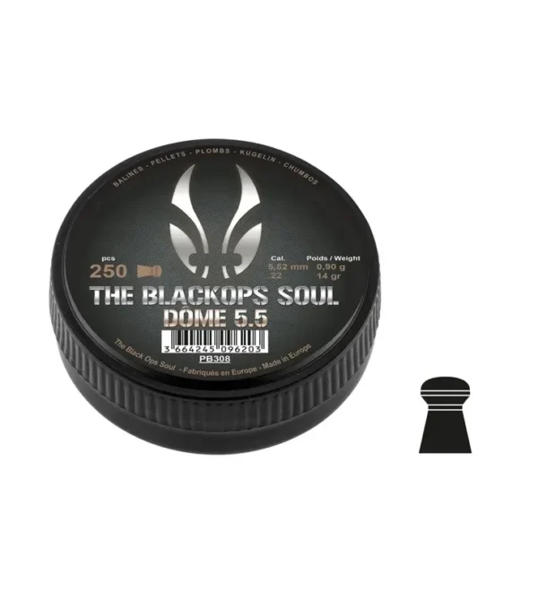 Plombs The Black Ops Soul DOME Cal 5.5 – Tout-Chasse.fr