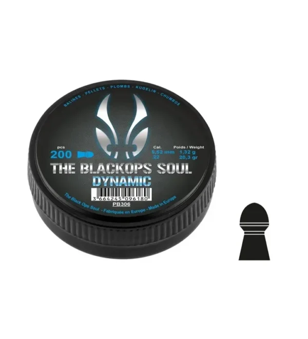 Plombs The Black Ops Soul DYNAMIC Cal. 5,5 mm – Tout-Chasse.fr