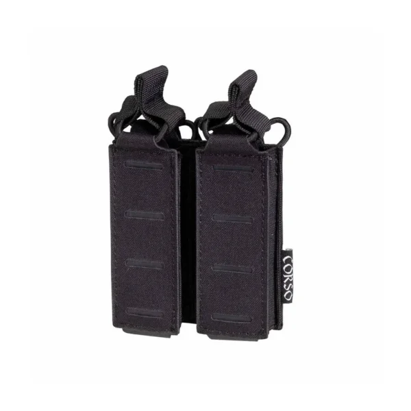 Poche porte-chargeurs double pour pistolet Dagger MK1 Laser Noir – Corso Tactical