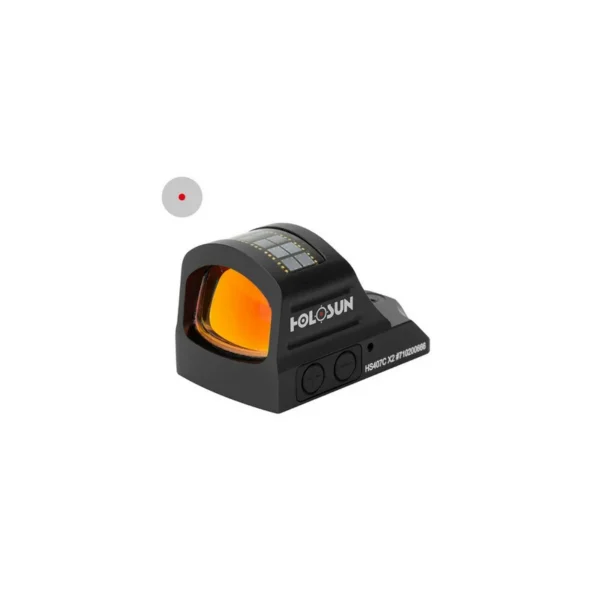 Point rouge HOLOSUN 407C X2 – Micro Reflex 2 MOA, solaire et Shake Awake