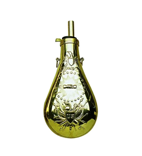 Poire à poudre Zouave en laiton cal. .58 – Tout-Chasse.fr