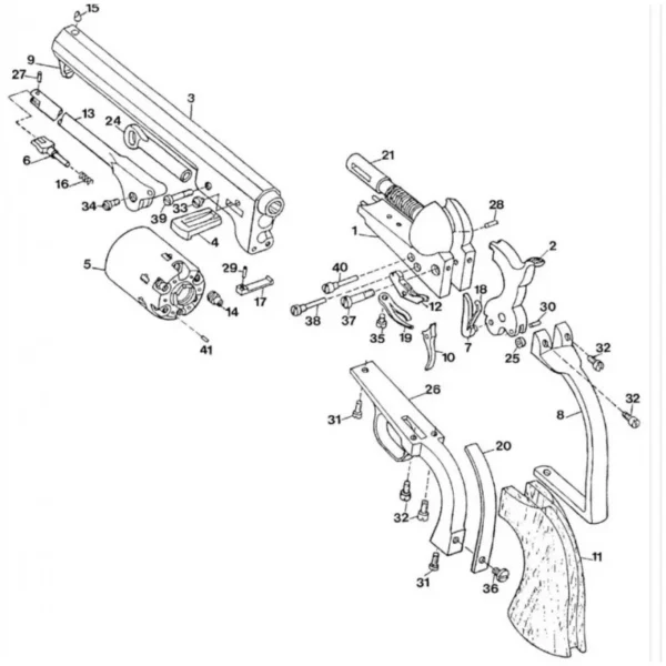 PONTET LAITON 1851 PIETTA | WesternGuns