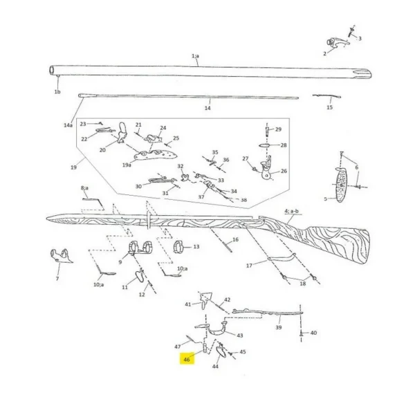 PORTE BATTANT POSTERIEUR AN IX DRAGON PEDERSOLI REF 800004332 | WesternGuns