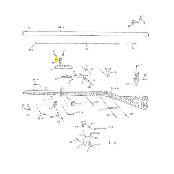 PORTE CHEMINEE 1816 HARPER’S FERRY COLT VERSION REF 800004312 | WesternGuns