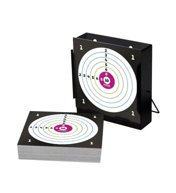 Porte-cible 14x14cm + 100 cibles – Tout-Chasse.fr