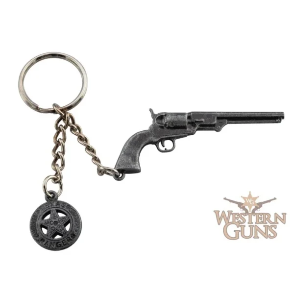PORTE CLE REVOLVER AVEC ETOILE TEXAS RANGER ANTIQUE KOLSER REF 45-794 | WesternGuns