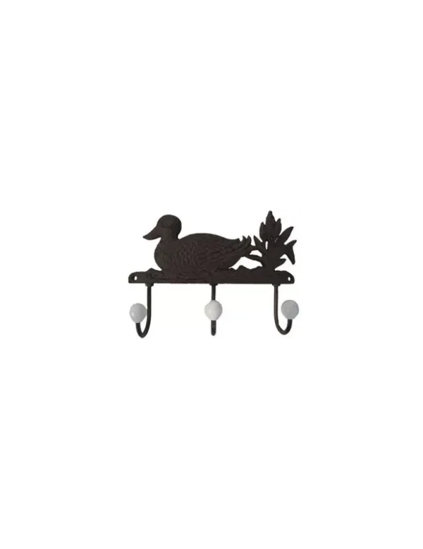 Porte manteau canard Lovergreenen fonte