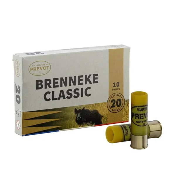 Balles Prevot Brenneke Classic demi-blindée – Cal. 20 24g – Tout-Chasse.fr