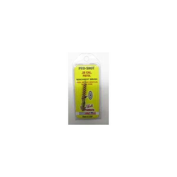 PRO-SHOT Brosse Calibre .25 – Pistolet .25 ACP – Bronze rigide USA