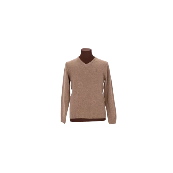 PULL HOMME BEIGE COL V LOVERGREEN TAILLE TAILLE XL