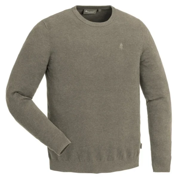 PULL PINEWOOD VARNAMO CREWNECK GREY MEL TAILLE TAILLE M