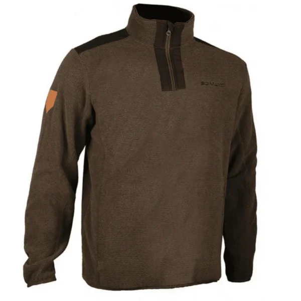 PULL SOMLYS COL MONTANT ZIPPE CAMEL NEUF REF 152 TAILLE TAILLE 3XL