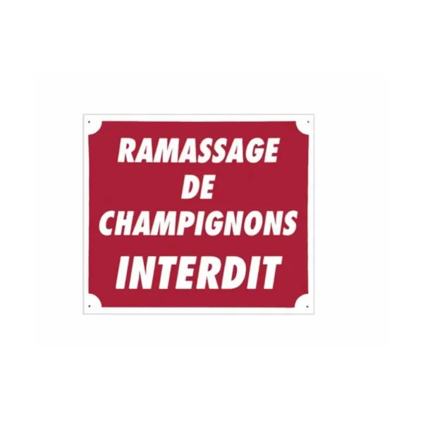 Ramassage De Champignons Interdit chez votre spécialiste de la chasse au gibier d’eau!!