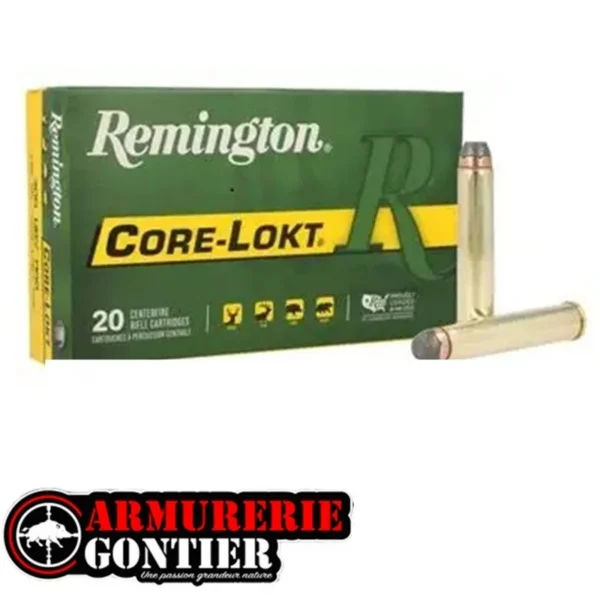 Munitions REMINGTON 444 marlin 240grains Core-Lokt PSP sur l’ArmurerieGontier.fr