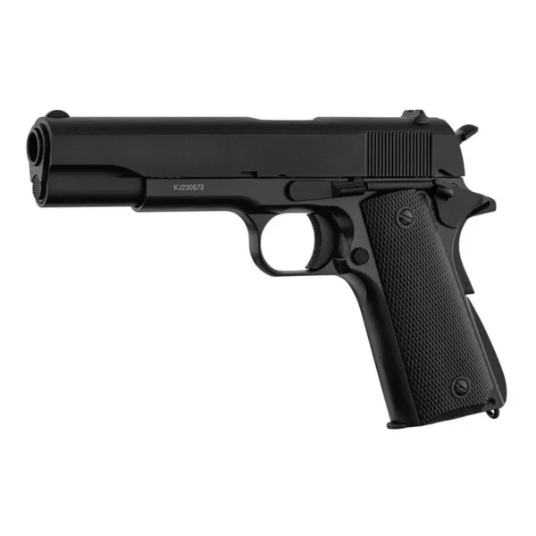 Acheter Réplique Airsoft 1911 Gaz Métal KJ Works Noir | toutpourlahutte.fr