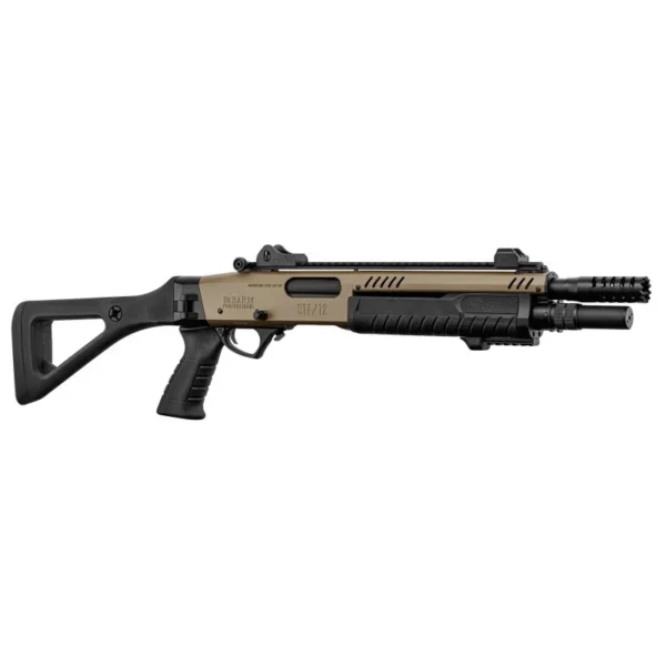 Réplique fusil à pompe FABARM STF12 Compact Tan Gaz