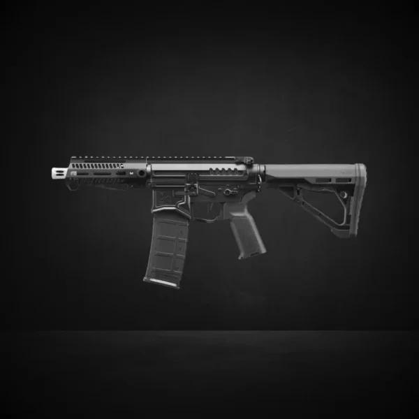 Réplique R15 mod 1 Zion Arms noire garde main court