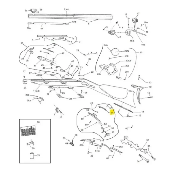 RESSORT D’ARRET DE DOUBLE DETENTE TRYON PEDERSOLI REF 800003754 | WesternGuns