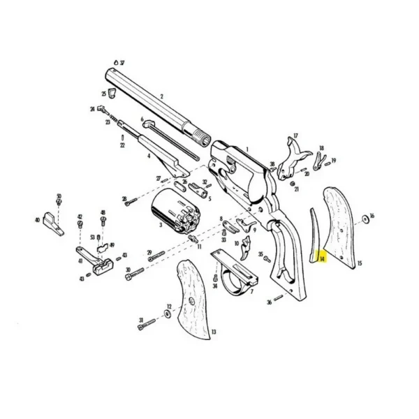 RESSORT DE CHIEN 1858 PIETTA REF 446 | WesternGuns