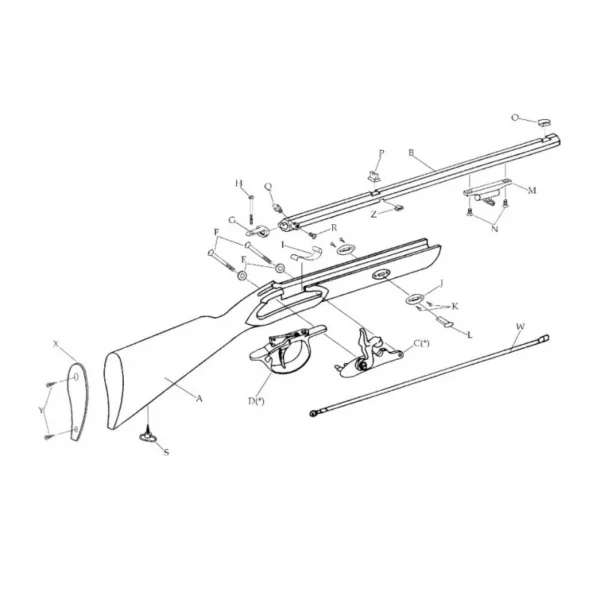 RESSORT DE MAINTIEN DE BAGUETTE DEERHUNTER ARDESA REF 20621 | WesternGuns