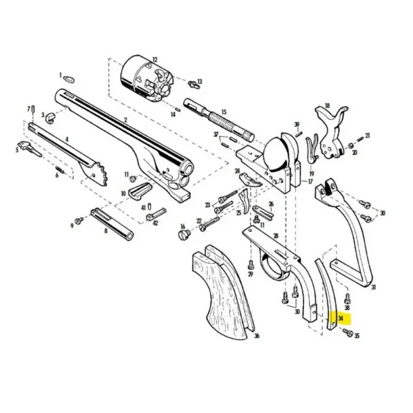 RESSORT DU CHIEN 1851/1860 PIETTA REF 678 | WesternGuns