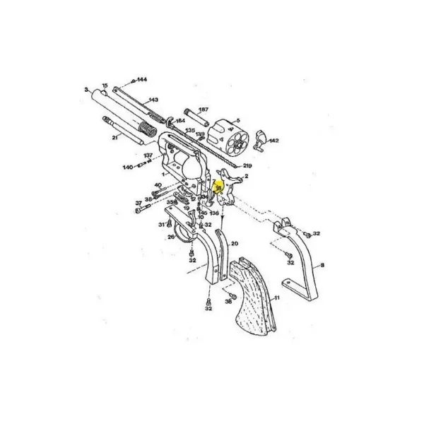 RESSORT ELEVATEUR 1873 PIETTA REF SAA5414 | WesternGuns