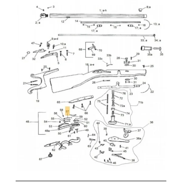 RESSORT SUPERIEUR DE DD BRISTLEN A MORGES PEDERSOLI REF 800003748 | WesternGuns