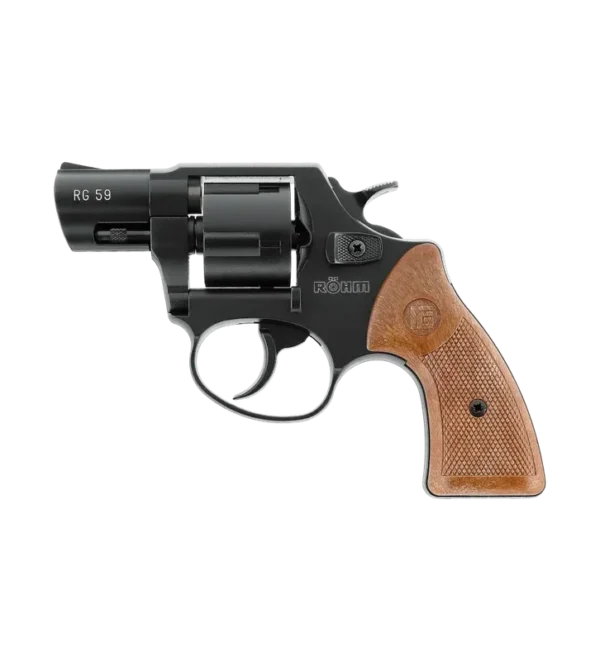 Revolver blanc Rohm RG59 noir – Cal. 9 mm RK