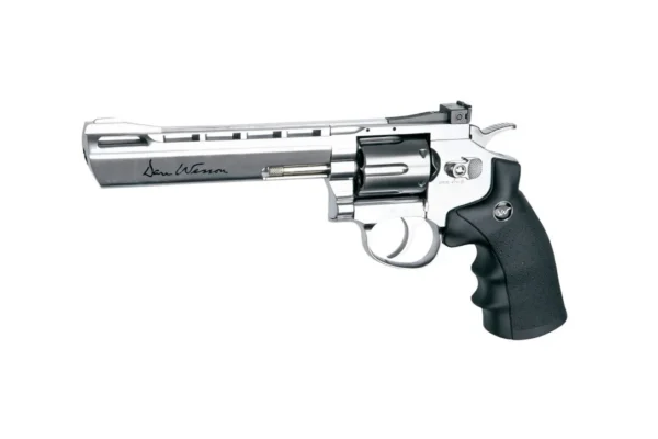 REVOLVER GNB DAN WESSON 6” CHROME BRILLANT 4.5 CO2- PLOMBS