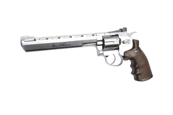 REVOLVER GNB DAN WESSON 8” CHROME 4,5 BB’S