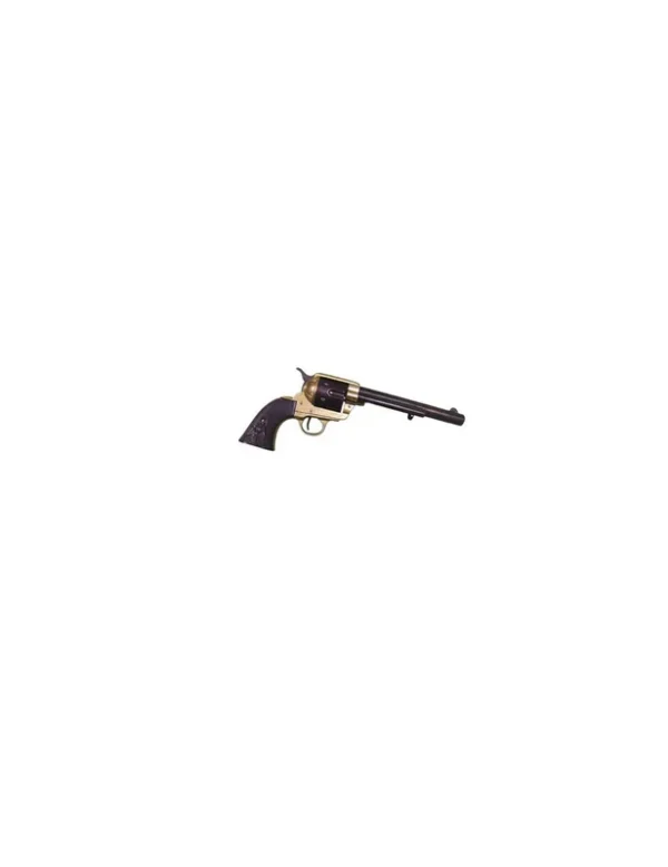 REVOLVER NOIR ET OR CROSSE NOIRE