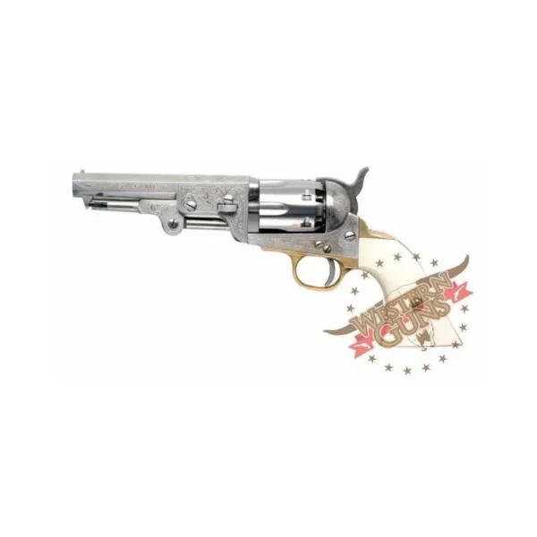 REVOLVER PIETTA 1851 NAVY US MARSHAL IVOIRINE CALIBRE 36 REF YAUMIG36 | WesternGuns