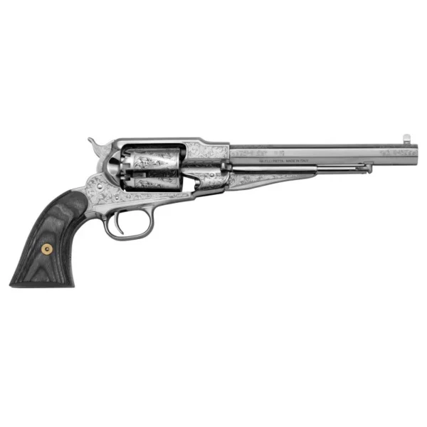 REVOLVER PIETTA 1858 REMINGTON NICKELE GRAVE CALIBRE 44 REF RBN44LE | WesternGuns