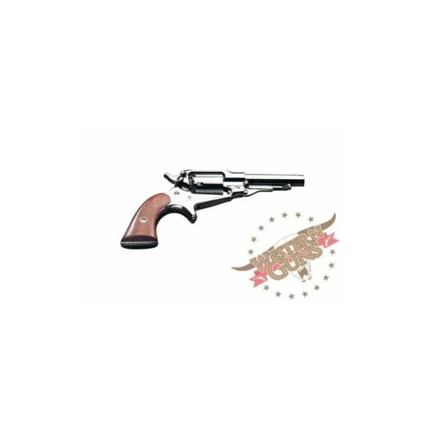REVOLVER PIETTA 1863 REMINGTON POCKET LAITON NICKELE CALIBRE 31 REF RPBN31 | WesternGuns