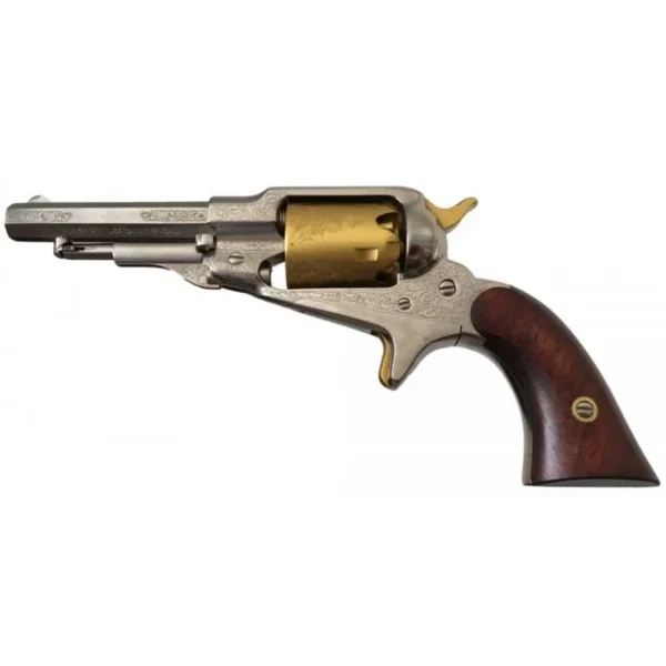 REVOLVER PIETTA 1863 REMINGTON POCKET NICKELE GRAVE CAL 31 REF RPBNDLG31 | WesternGuns
