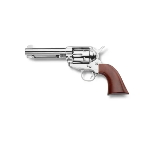 REVOLVER PIETTA 1873 NICKELE 4″ 3/4 A BLANC REF SA73304 | WesternGuns