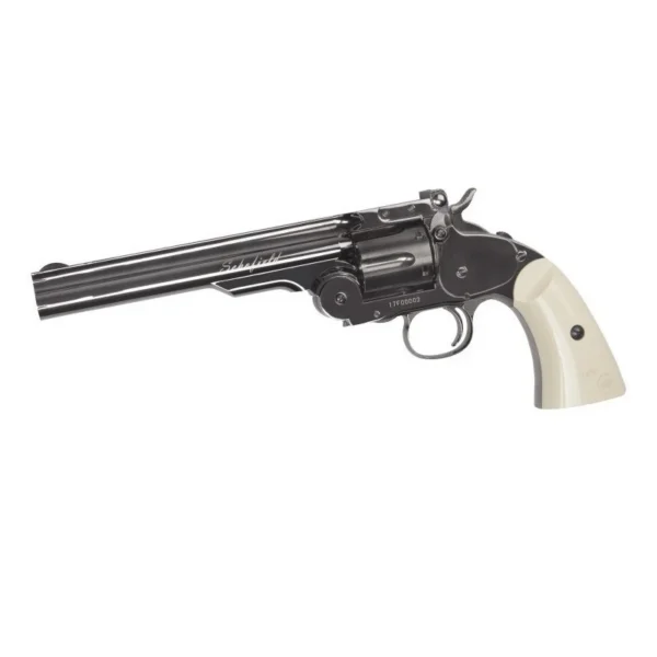 REVOLVER SCHOFIELD 4.5 BBS STEEL GREY CO2 REF 18912 | WesternGuns