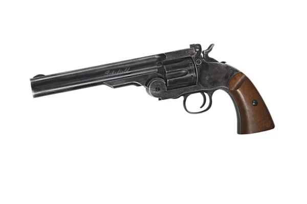 REVOLVER SCHOFIELD 6″ CO2 BLACK FULL METAL 4.5 PLOMBS