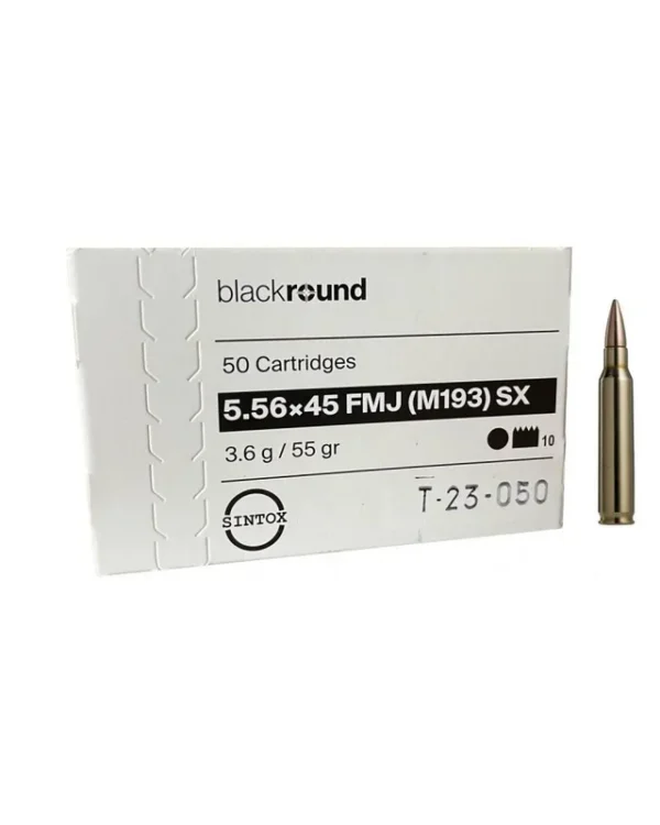 RUAG SWISS MUNITION cal.5,56×45 Nato (cal.223 Rem) FMJ SX M193 55gr x50