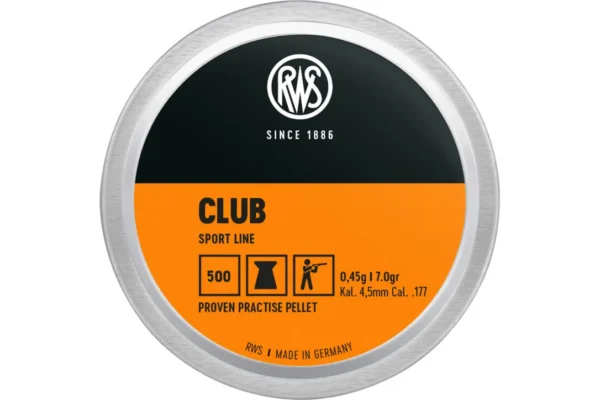RWS .22LR CLUB 2.6G 40GR BTE50