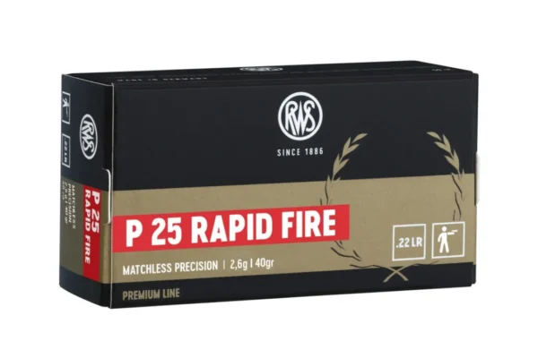 RWS .22LR P25 RAPID FIRE 2,6g 40GR BTE50/500PCS