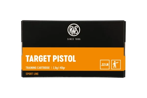 RWS .22LR TARGET PISTOL 2.6G 40GR BTE50