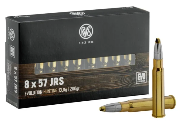 RWS 8×57 JRS Evolution 200 gr / 13 g – RWS 8X57 JRS Evo – 200 GR – 13 g BTE/20