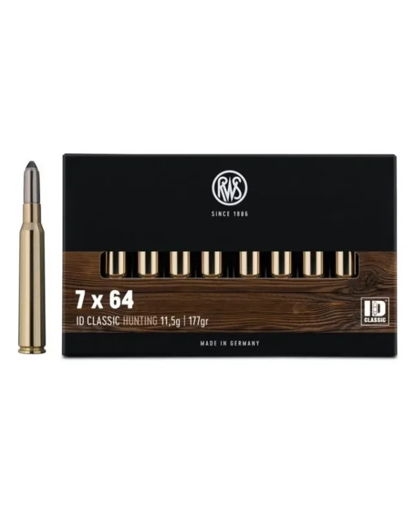 RWS cal.7×64 ID Classic 177 grains – 11.5 grammes X20