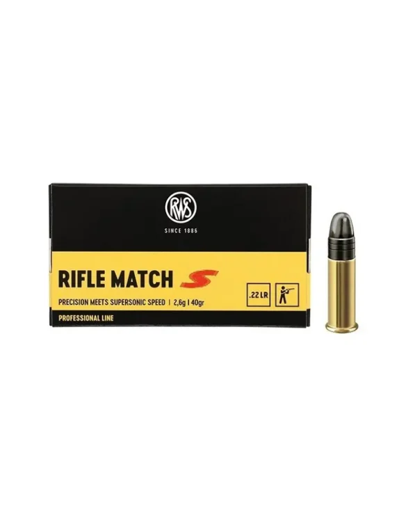 RWS Rifle Match Supersonic 22lr Professionnal Line x50