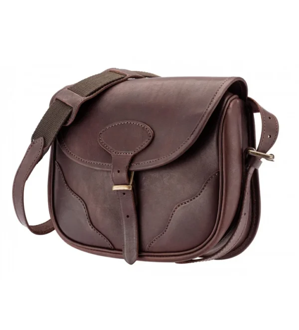 Sac à cartouches en cuir pleine fleur – Tout-Chasse.fr